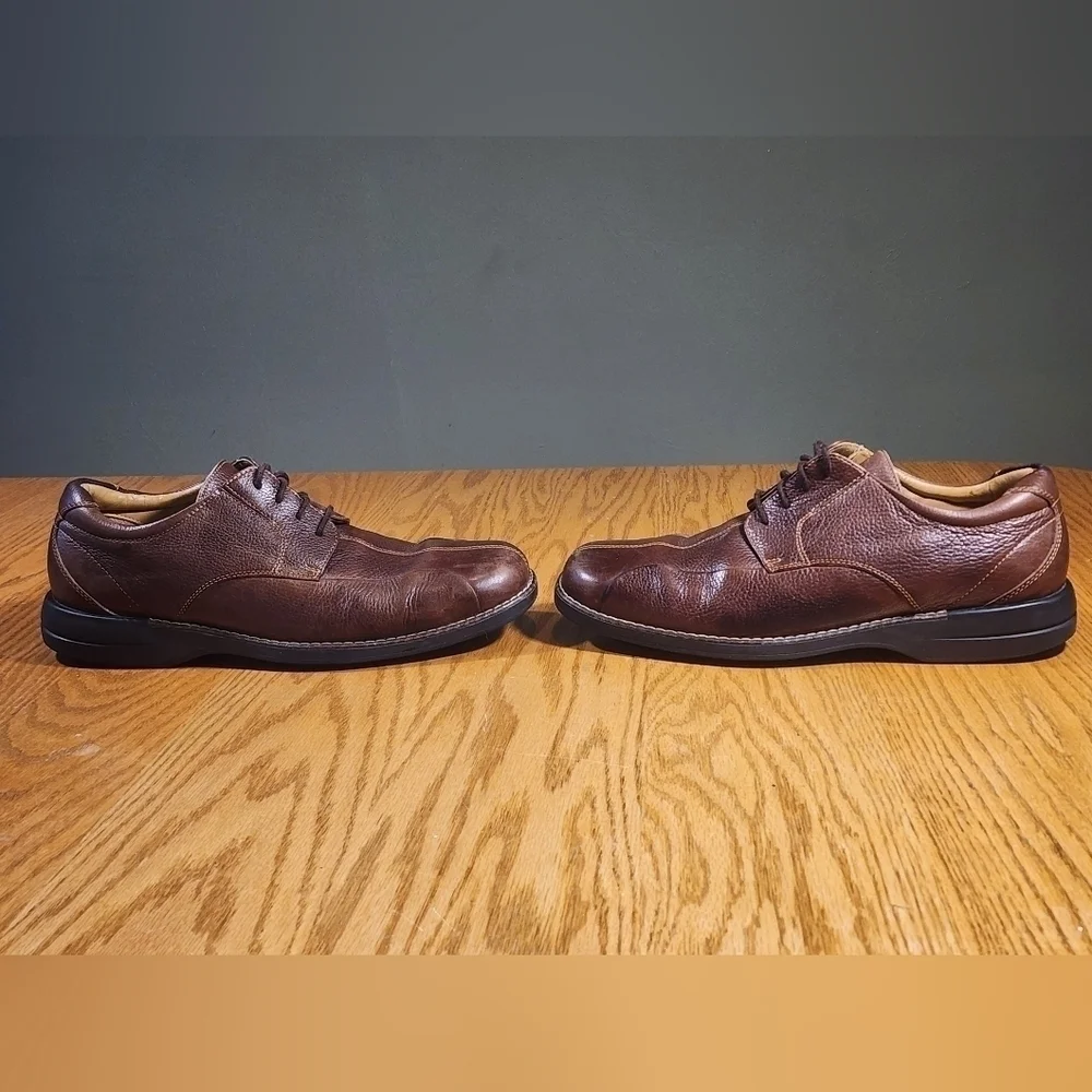 DOCKERS Men's PROSTYLE Shoes Bastille Red Brown Leather Size 11